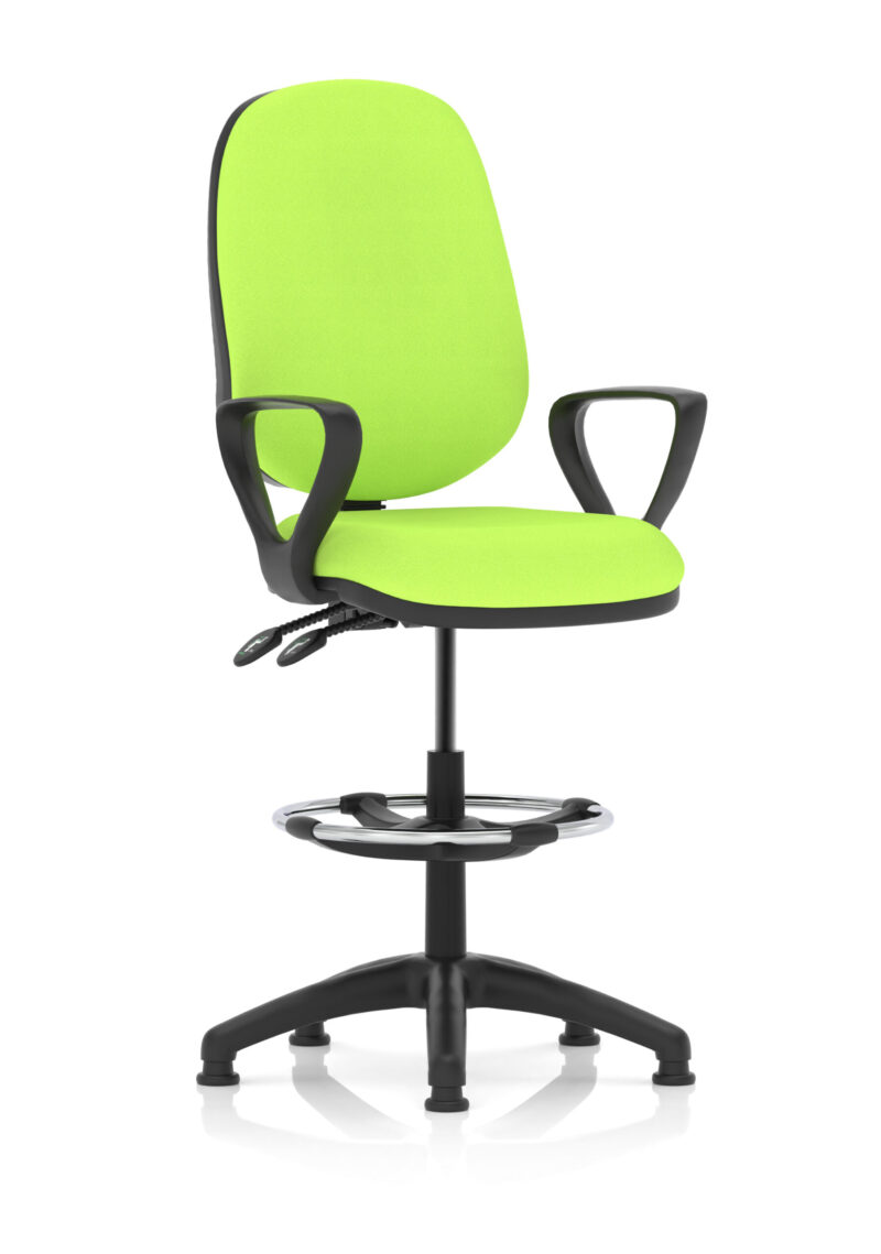 eclipse plus ii task operator office chair with hi rise draughtsman kit