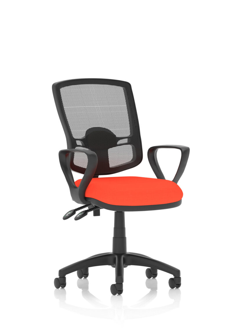 eclipse plus ii deluxe mesh back task operator office chair