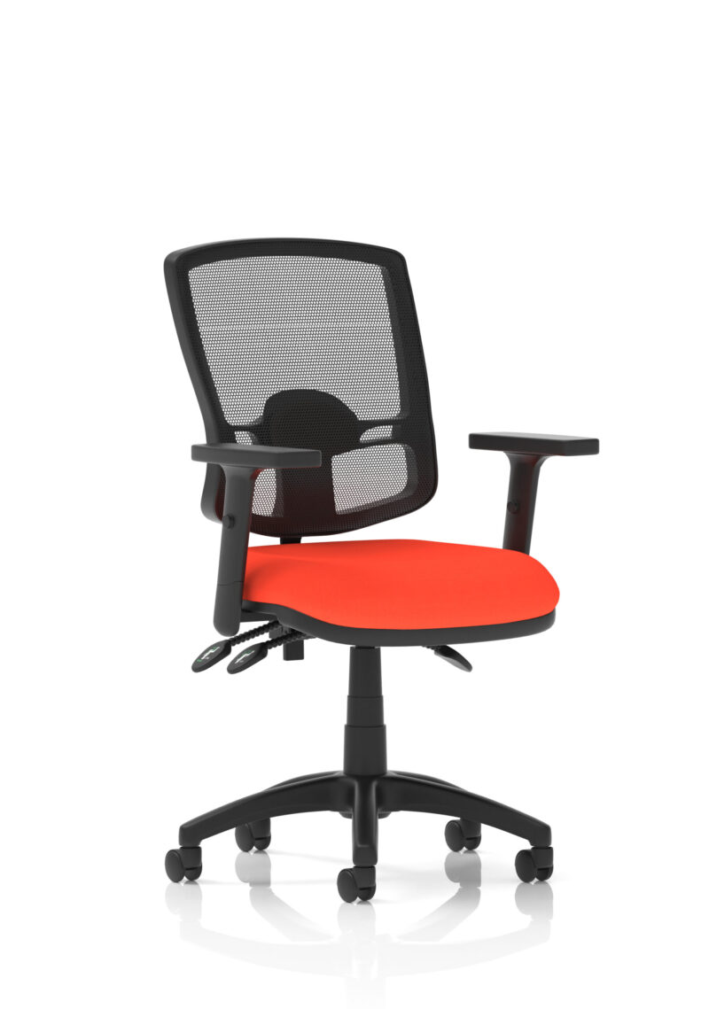 eclipse plus iii deluxe medium mesh back task operator office chair