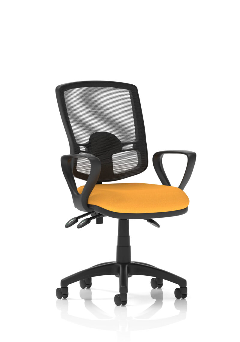 eclipse plus iii deluxe medium mesh back task operator office chair