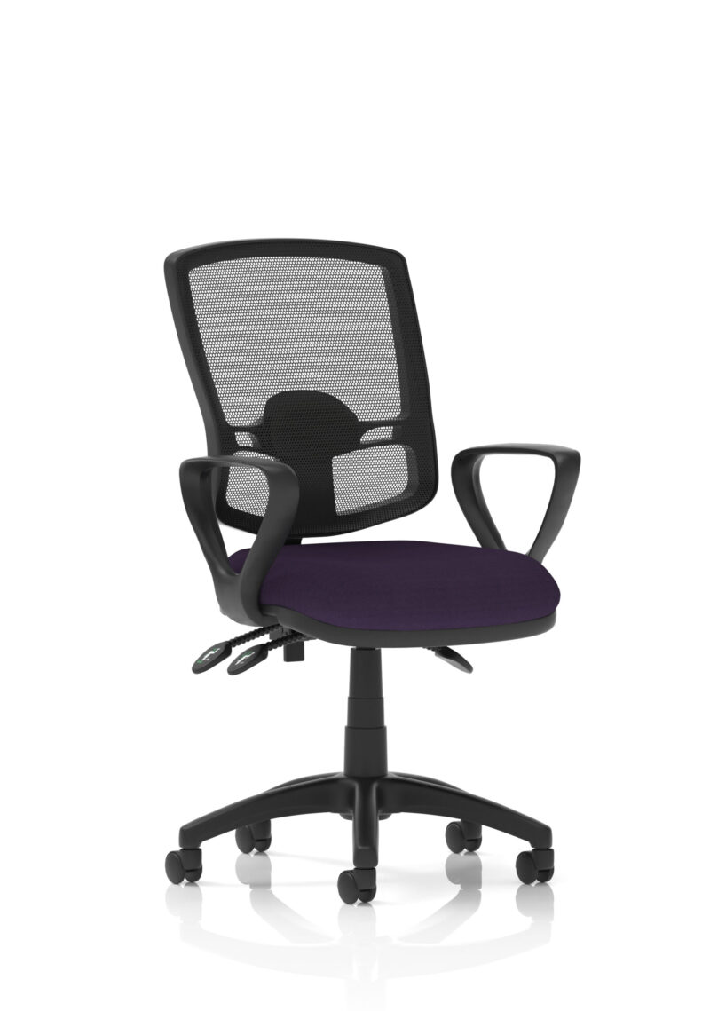 eclipse plus iii deluxe medium mesh back task operator office chair