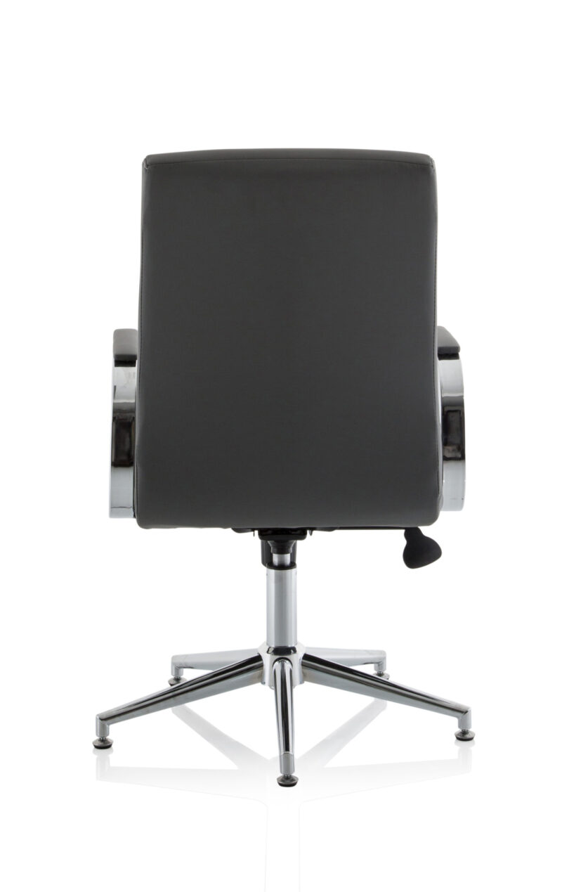 ezra medium back leather executive office chair with arms