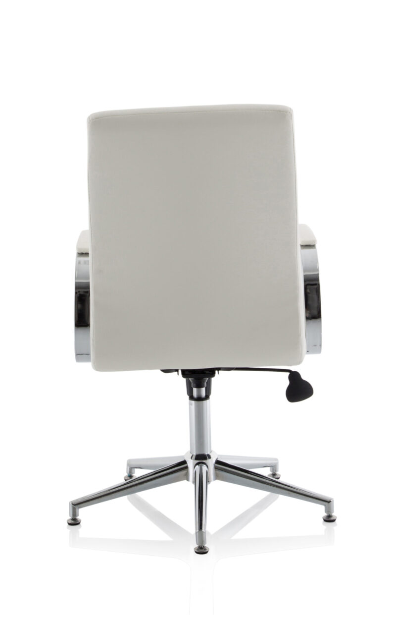 ezra medium back leather executive office chair with arms