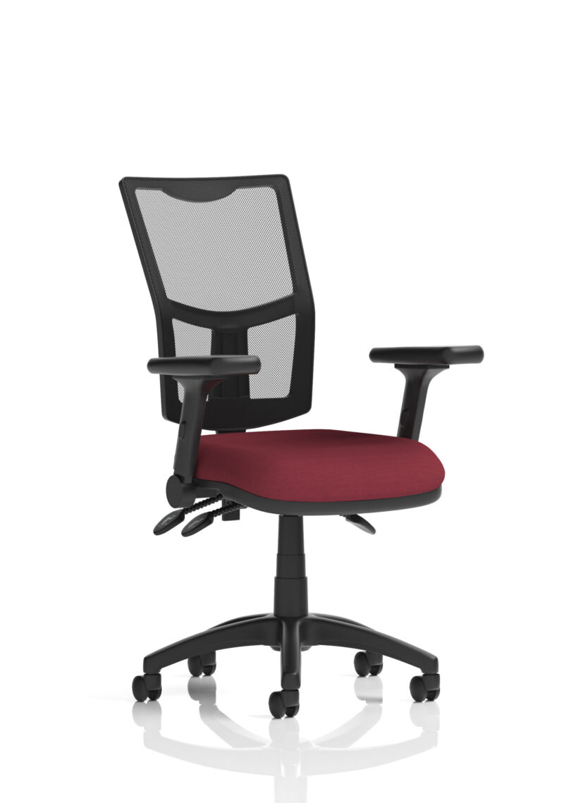 eclipse plus iii medium mesh back task operator office chair