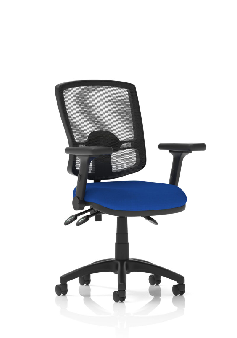 eclipse plus iii deluxe medium mesh back task operator office chair