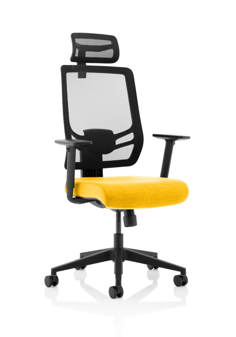 ergo twist high mesh back ergonomic task operator office chair with arms