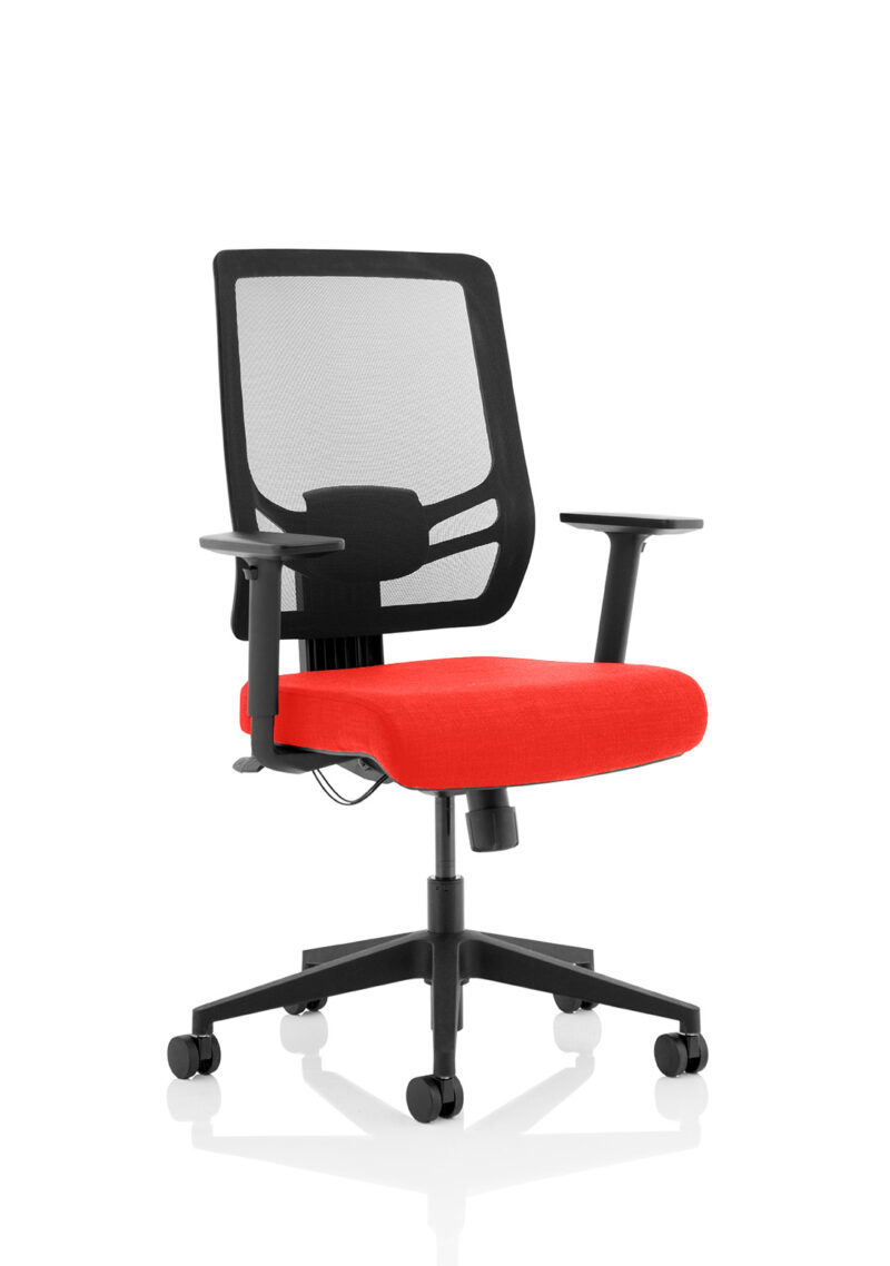 ergo twist high mesh back ergonomic task operator office chair with arms