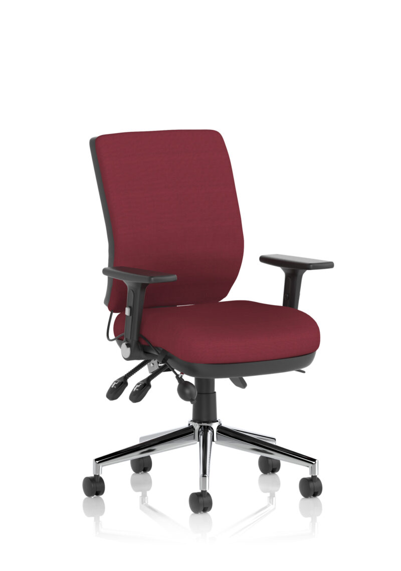 chiro medium back task operator office chair