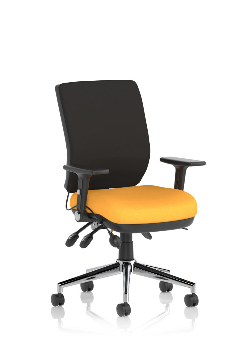 chiro medium back task operator office chair