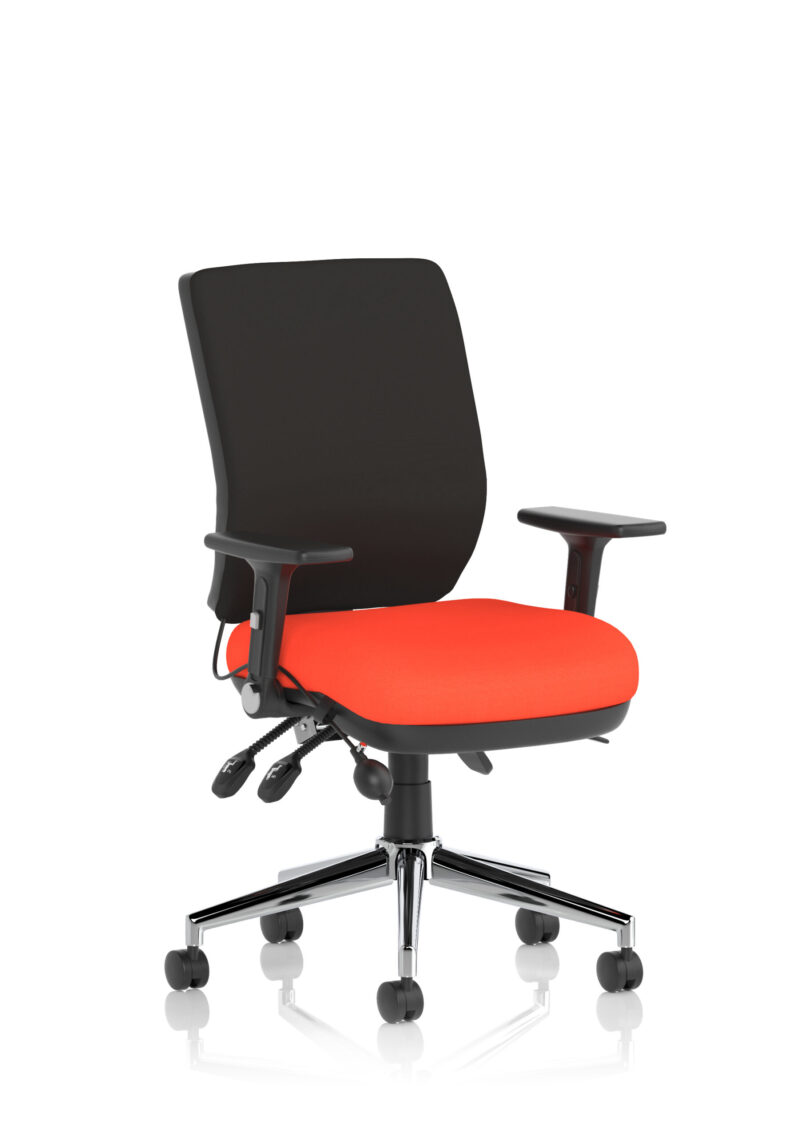 chiro medium back task operator office chair