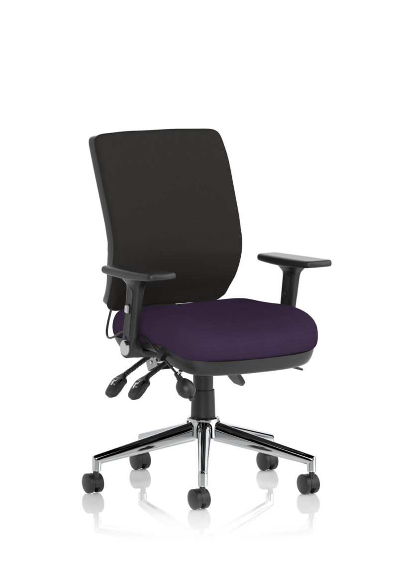 chiro medium back task operator office chair