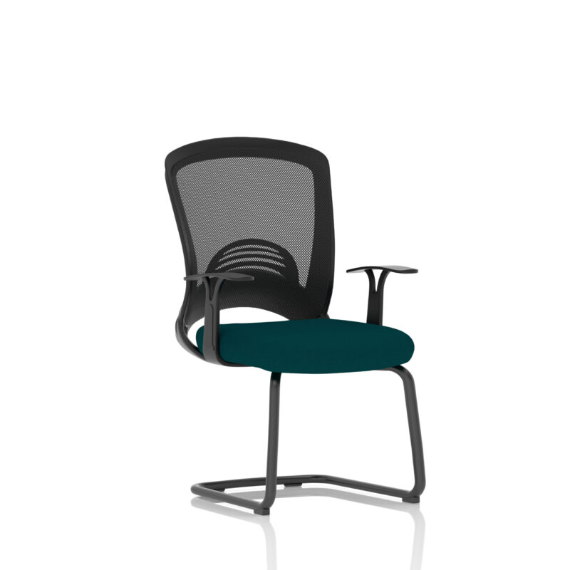 astro visitor cantilever leg mesh chair