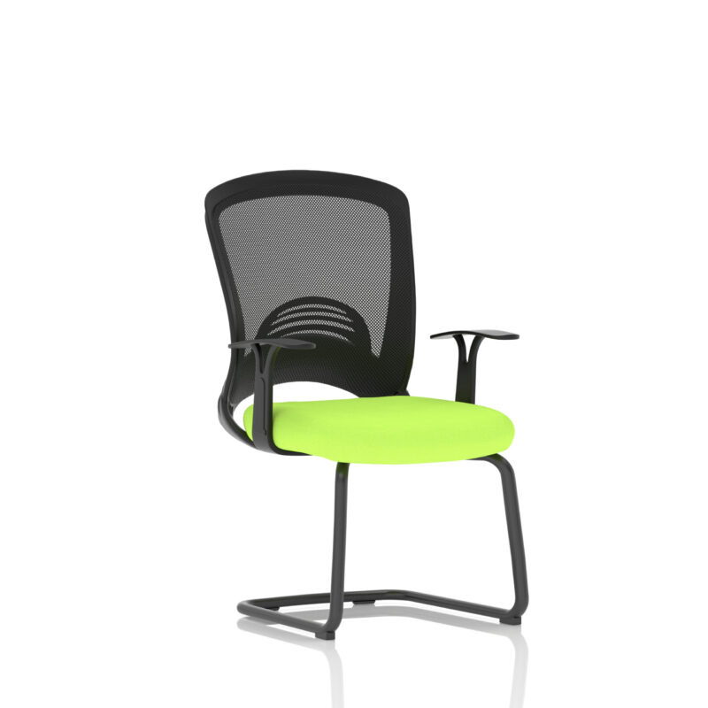 astro visitor cantilever leg mesh chair