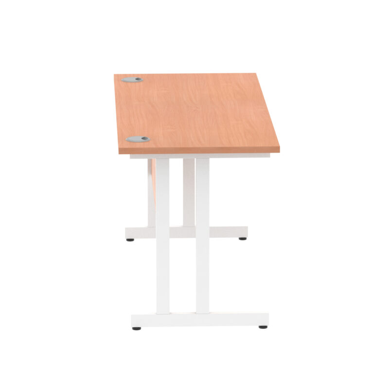 impulse 1400mm slimline desk cantilever leg