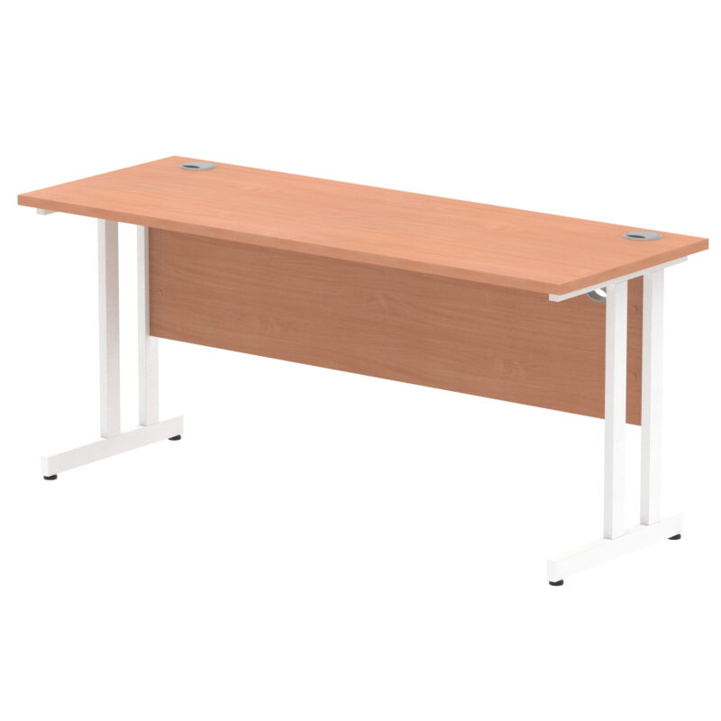 impulse 1600mm slimline desk cantilever leg