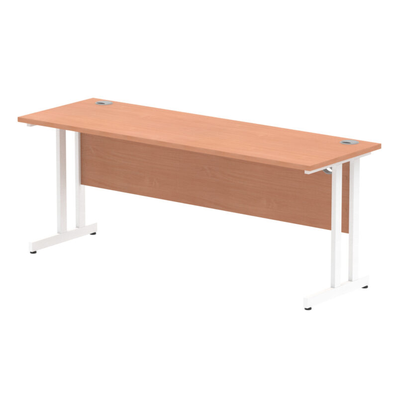 impulse 1800mm slimline desk cantilever leg