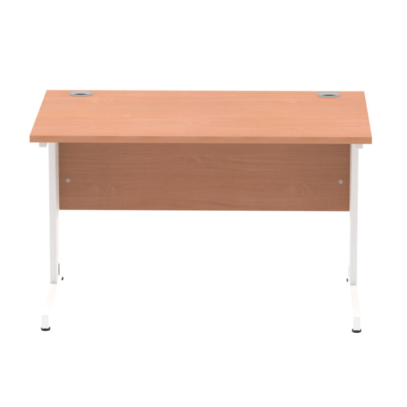 impulse 1200mm straight desk cable managed leg