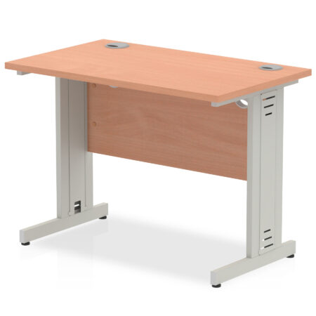 impulse 1000mm slimline desk cable managed leg