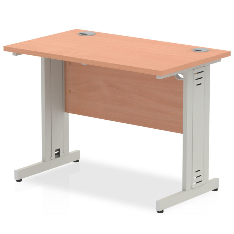 impulse 1000mm slimline desk cable managed leg