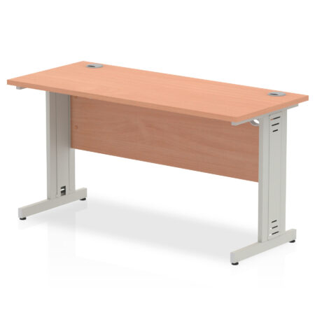 impulse 1400mm slimline desk cable managed leg