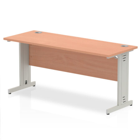 impulse 1600mm slimline desk cable managed leg