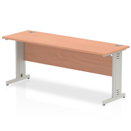 impulse 1800mm slimline desk cable managed leg