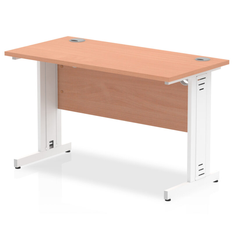 impulse 1200mm slimline desk cable managed leg
