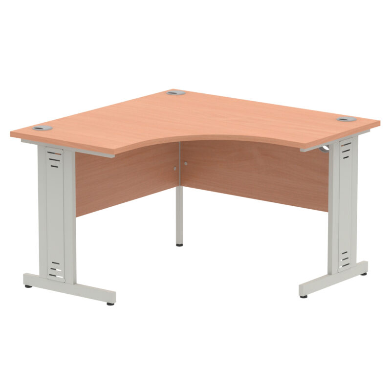 impulse 1200mm cable managed leg corner desk