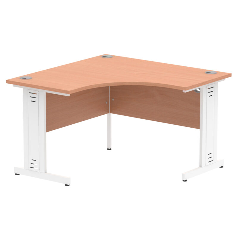 impulse 1200mm cable managed leg corner desk