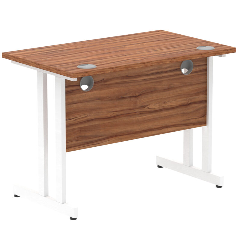 impulse 1000mm slimline desk cantilever leg
