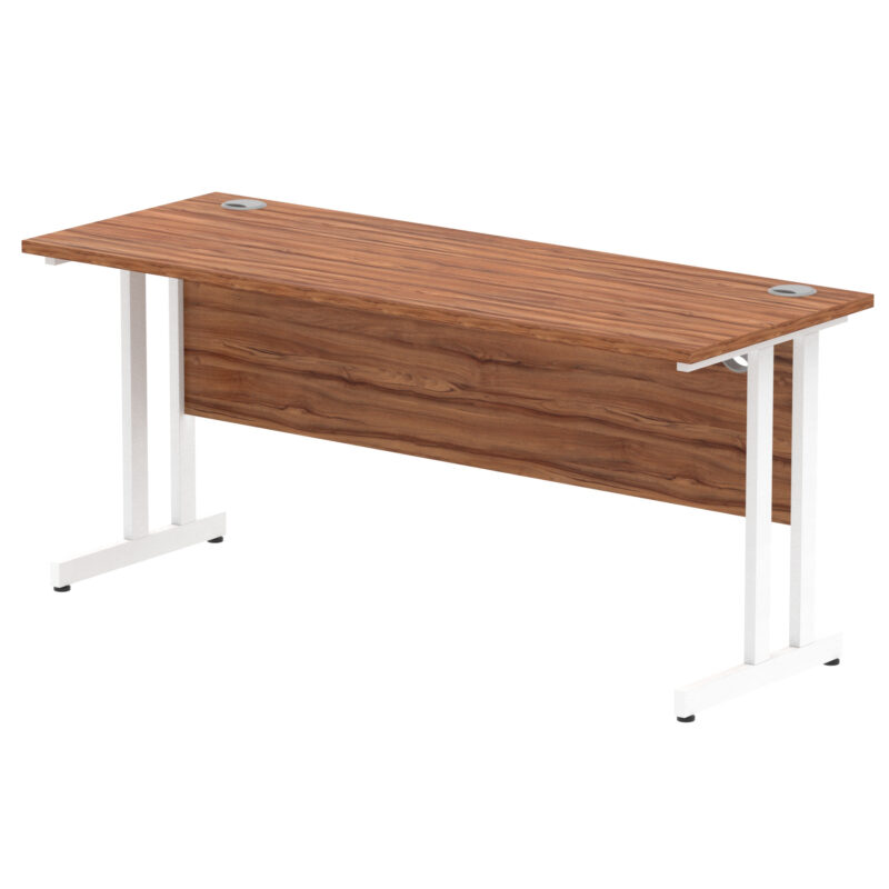 impulse 1600mm slimline desk cantilever leg