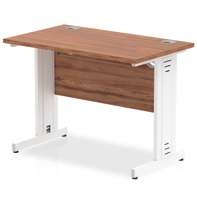 impulse 1000mm slimline desk cable managed leg