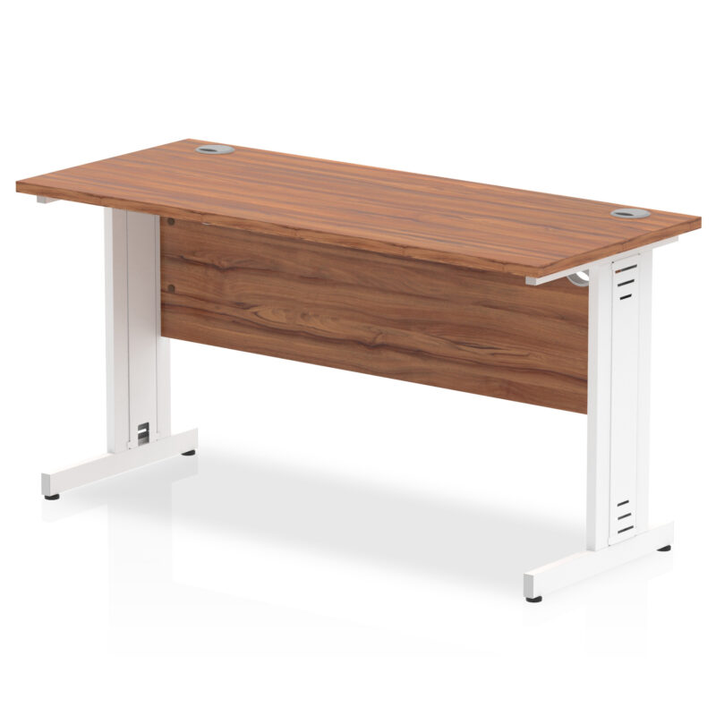 impulse 1400mm slimline desk cable managed leg
