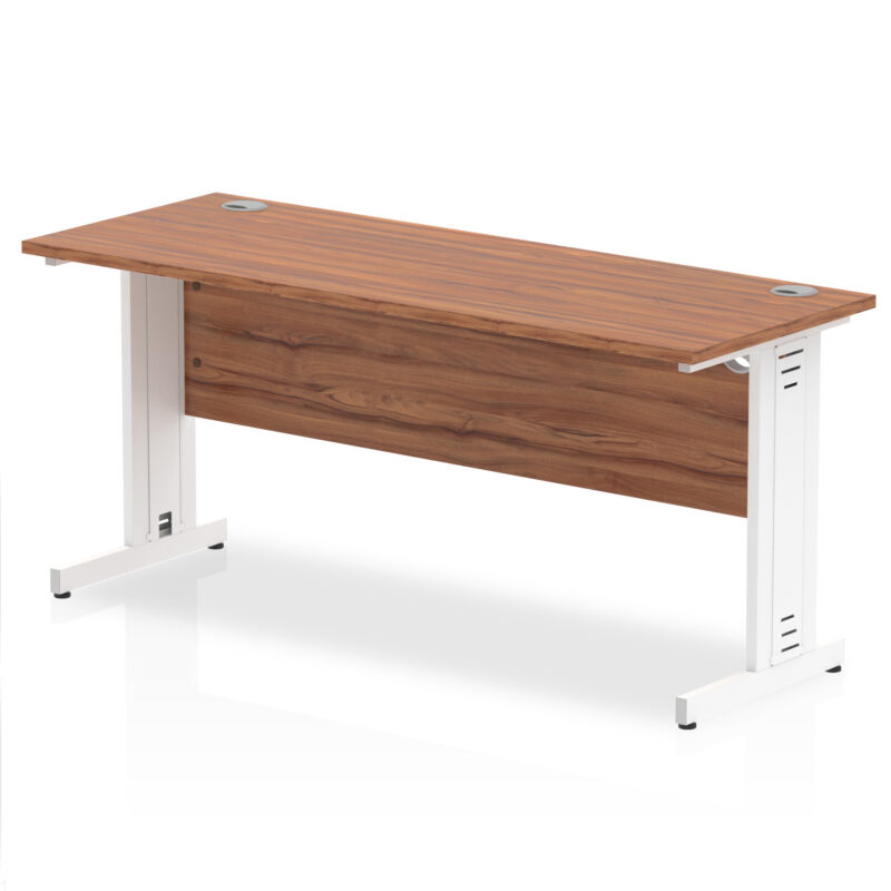impulse 1600mm slimline desk cable managed leg