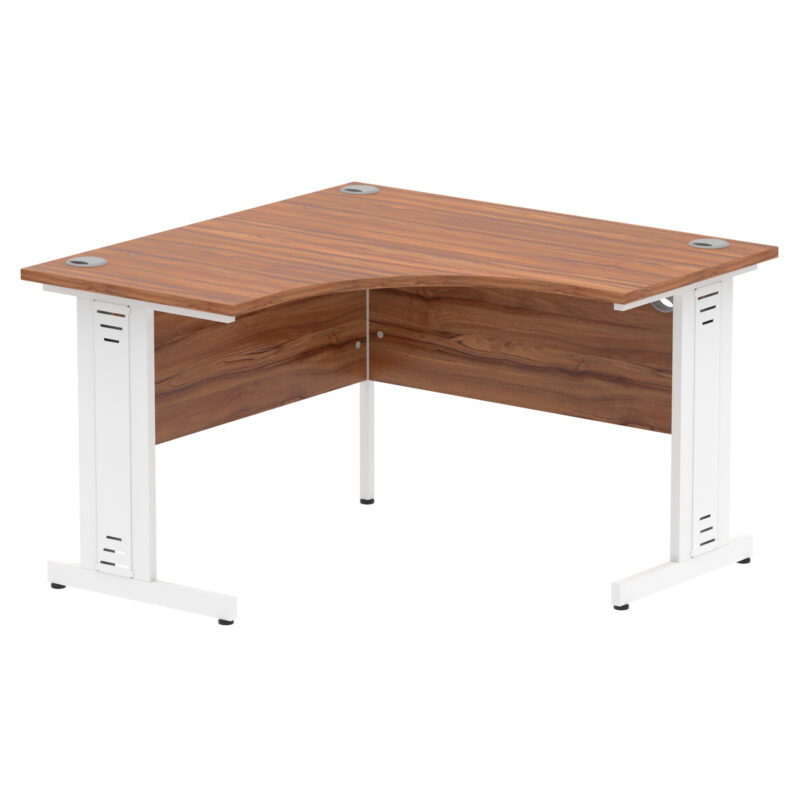 impulse 1200mm cable managed leg corner desk