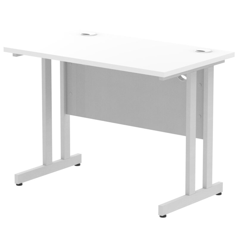 impulse 1000mm slimline desk cantilever leg