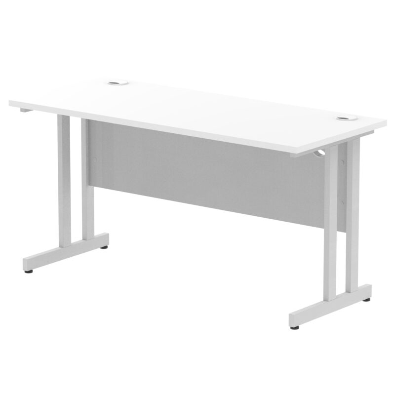 impulse 1400mm slimline desk cantilever leg