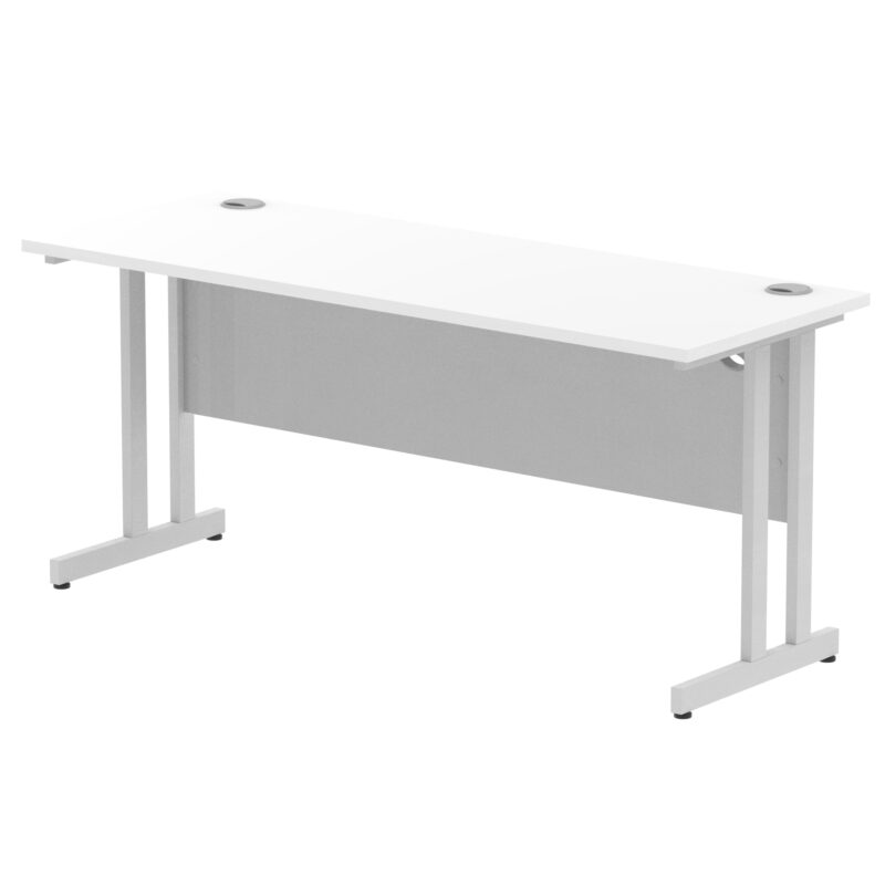 impulse 1600mm slimline desk cantilever leg