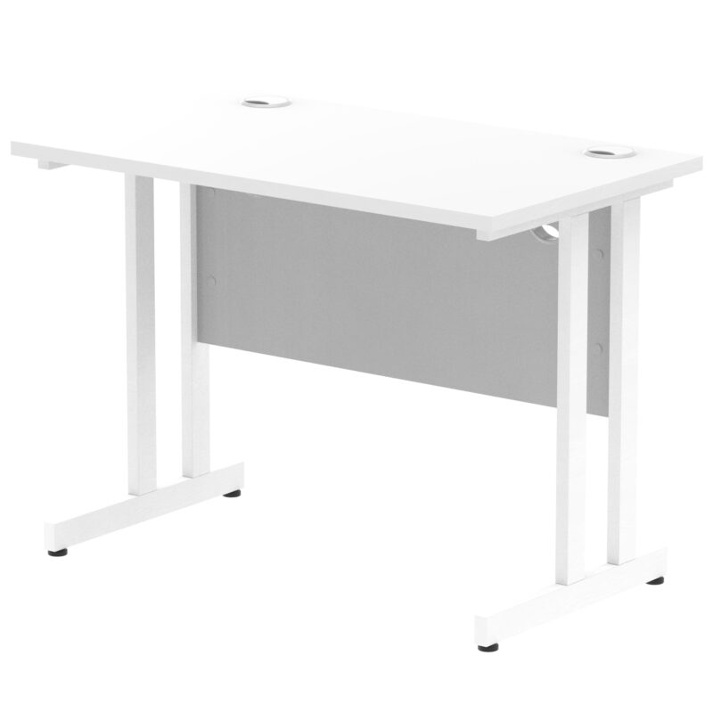 impulse 1000mm slimline desk cantilever leg