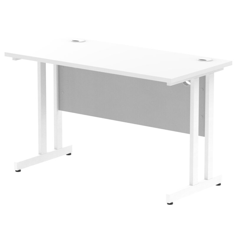 impulse 1200mm slimline desk cantilever leg