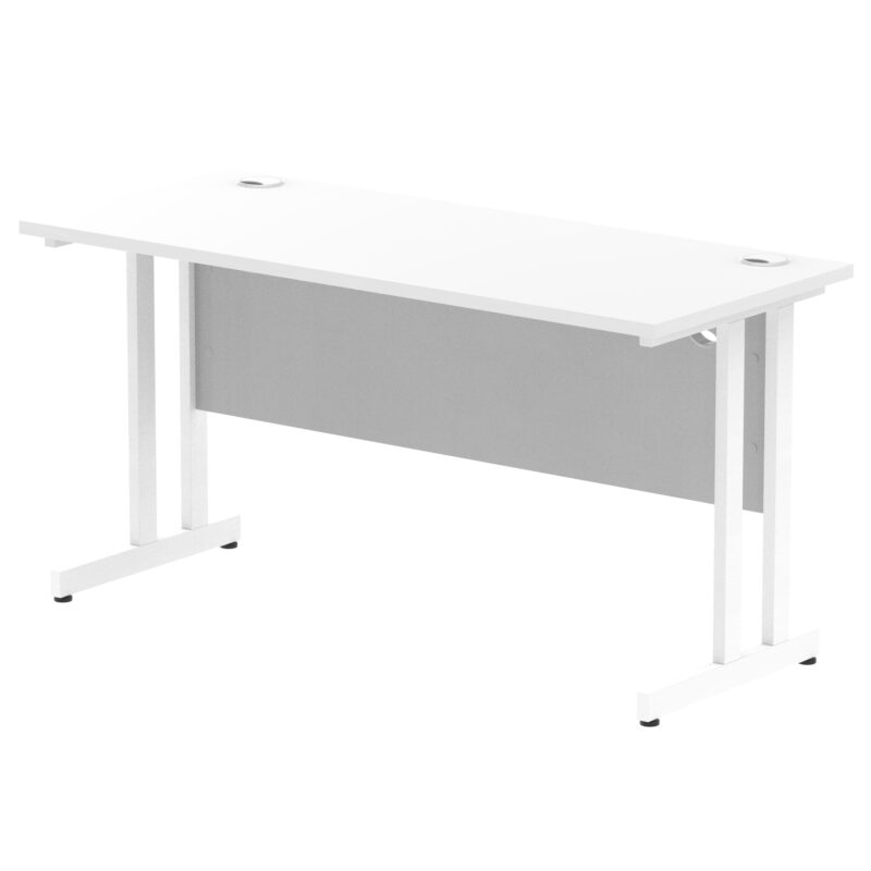 impulse 1400mm slimline desk cantilever leg