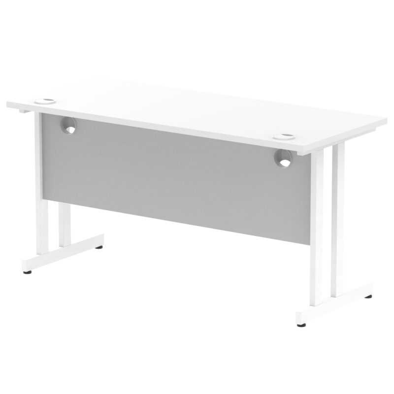 impulse 1400mm slimline desk cantilever leg