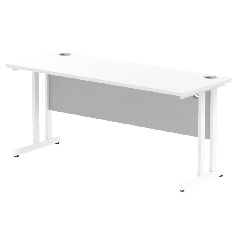 impulse 1600mm slimline desk cantilever leg