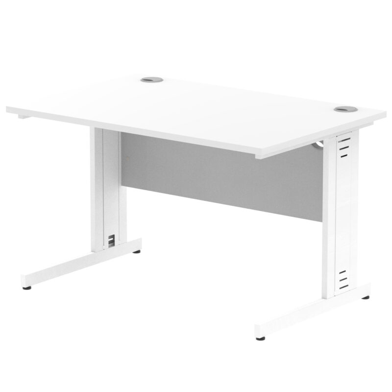 impulse 1200mm straight desk cable managed leg