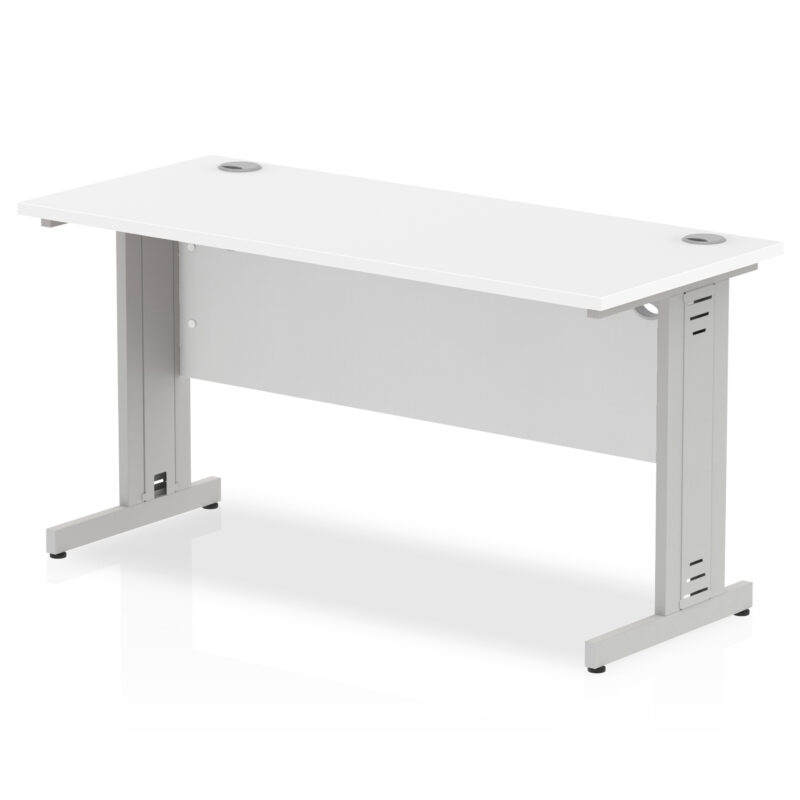 impulse 1400mm slimline desk cable managed leg