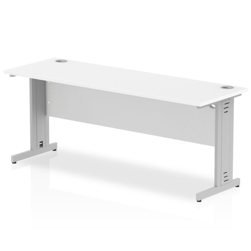 impulse 1800mm slimline desk cable managed leg