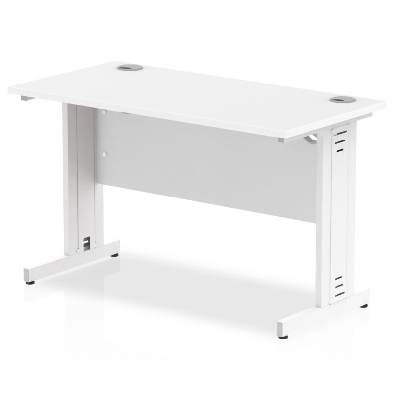 impulse 1200mm slimline desk cable managed leg