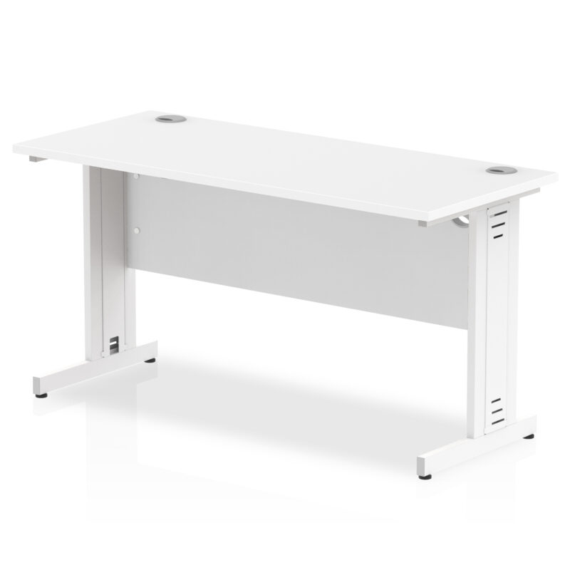 impulse 1400mm slimline desk cable managed leg