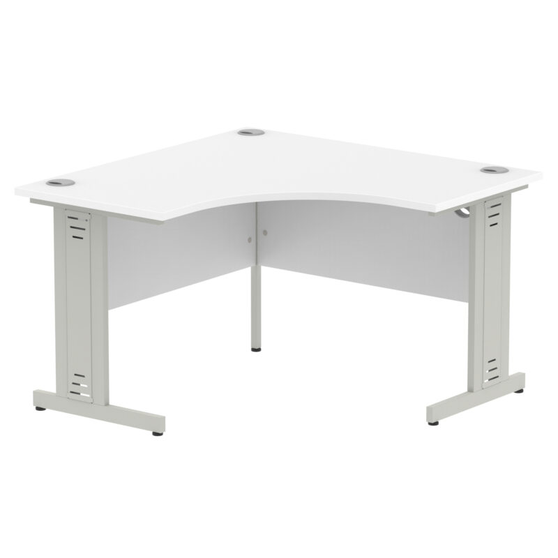 impulse 1200mm cable managed leg corner desk