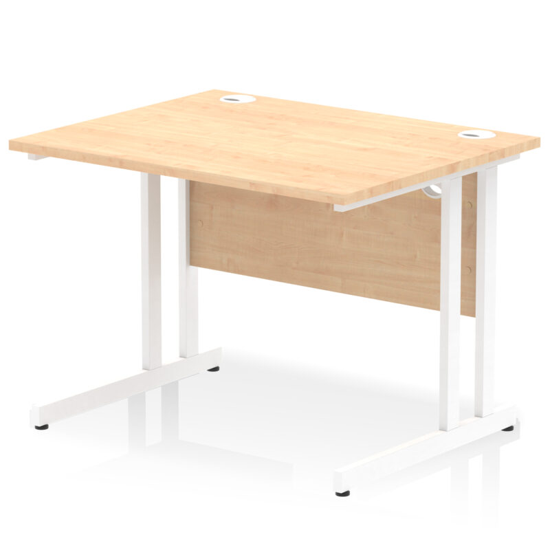 impulse 1000mm straight desk cantilever leg